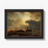 Beach by Scheveningen by Andreas Achenbach - thumbnail_1_bf_66b0fa771000f9bb7f31f6d3